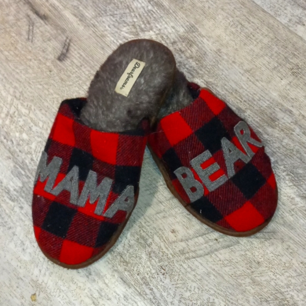 Dearfoams Mama Bear Thermalwear Slippers
